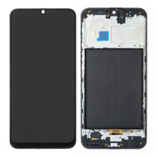 Дисплей для Samsung M305 Galaxy M30 (2019) з тачскріном в рамці (Black) (OLED) (Big size)