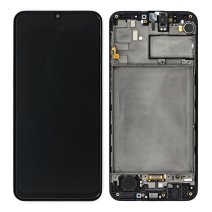 Дисплей для Samsung M215 Galaxy M21 (2020) з тачскріном в рамці (Black) (Original)