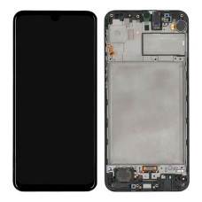 Дисплей для Samsung M315 Galaxy M31 (2020) з тачскріном в рамці (Black) (Original)