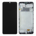 Дисплей для Samsung M325 Galaxy M32 (2021) з тачскріном в рамці (Black) (Original)