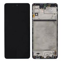 Дисплей для Samsung M515 Galaxy M51 (2020) с тачскрином в рамке (Black) (Original)