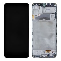 Дисплей для Samsung A225 Galaxy A22 (2021) с тачскрином в рамке (Black) (Original)