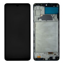 Дисплей для Samsung A225 Galaxy A22 (2021) с тачскрином в рамке (Black) (OLED) (Big size)