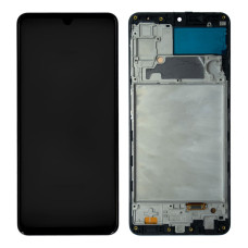 Дисплей для Samsung A225 Galaxy A22 (4G) (2021) с тачскрином в рамке (Black) (OLED) (Big size)