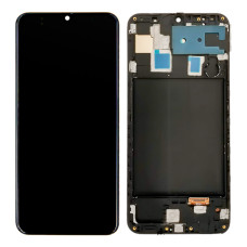 Дисплей для Samsung A305 Galaxy A30 (2019) с тачскрином в рамке (Black) (OLED)