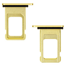 Держатель SIM-карты для Apple iPhone 11 Single Sim (Yellow)