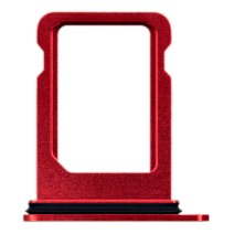 Держатель SIM-карты для Apple iPhone 12 mini (версия на 1×SIM) (Red)