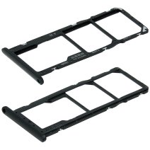 Держатель SIM-карты и карты памяти для Huawei Y6s (2019) (версия на 2×SIM) (Black)