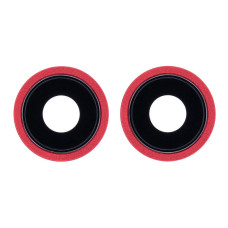 Скло камери для iPhone 13 в рамці (Red) (Original)