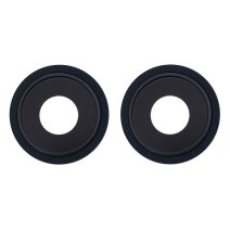 Скло камери для Apple iPhone 13 mini в рамці (Midnight black) (Original)