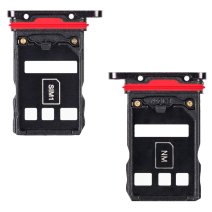 Держатель SIM-карты и карты памяти для Huawei P30 Pro (версия на 2×SIM) (Black)