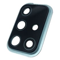 Стекло камеры для Samsung A715 Galaxy A71 (2020) в рамке (Blue) (Original PRC)