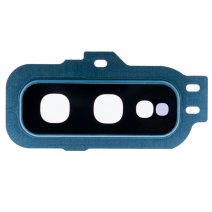 Скло камери для Samsung G970 Galaxy S10e в рамці (Blue)