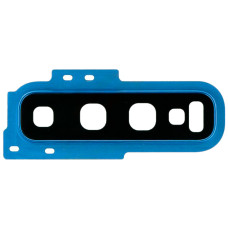 Стекло камеры для Samsung G973 Galaxy S10 в рамке (Blue) (Original)