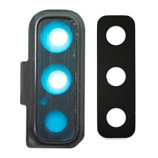 Стекло камеры для Samsung A750 Galaxy A7 (2018) в рамке (Black)