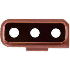 Стекло камеры для Samsung A750 Galaxy A7 (2018) в рамке (Gold)