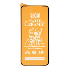 Защитная пленка Ceramic Matte для Apple iPhone Xs (Full Glue) (Black)