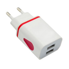 Сетевое зарядное устройство для Lenovo 2xUSB-A (5W · 1A) (тех. пак) (White)