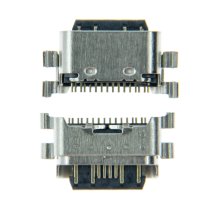Роз'єм зарядки для Xiaomi Mi A2 16 pin (4 кріплень) (контакти посередині) (Type-C) (Original)