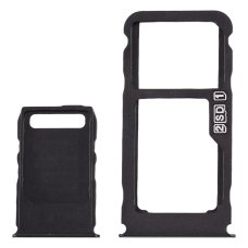 Держатель SIM-карты для Nokia 3.1 Plus (для второй SIM-карты) (Black)