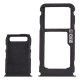 Держатель SIM-карты для Nokia 3.1 Plus (для второй SIM-карты) (Black)