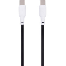 Кабель Gelius Full Silicon Type-C to Type-C 60W 1.2м (GP-UCN001CC) black white