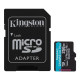 Карта памяти Kingston Canvas Go Plus microSDXC 256GB + адаптер SD