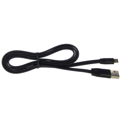 Кабель Remax RC-001м USB-A – Micro-USB (1 м · 2.1A) (Black)