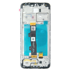 Дисплей для Motorola XT2095 Moto E7 з тачскріном в рамці (Black) (Original PRC)