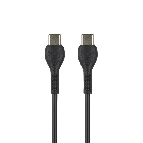 Автомобильное зарядное устройство Hoco NZ5 USB-A+USB-C (30W · 3A) с кабелем Type-C – Type-C (Black)