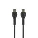 Автомобильное зарядное устройство Hoco NZ5 USB-A+USB-C (30W · 3A) с кабелем Type-C – Type-C (Black)