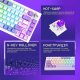 Клавіатура бездротова Proove Gaming Coupe з українською розкладкою (Black/Purple)