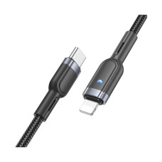 Кабель Hoco U117 Type-C – Lightning PD (1.2 м · 20W · 2.4A) (Black)