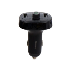 FM-модулятор Baseus S-09 T-typed 2xUSB-A (17W · 3.4A) (Black)