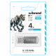 Флешка Wibrand Cougar 4GB USB 2.0 (Silver)