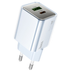 Сетевое зарядное устройство Hoco N46 USB-A+USB-C (20W · 3A) (Blue)