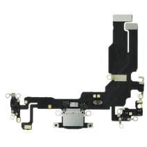 Шлейф для Apple iPhone 15 с разъемом зарядки (Black) (Original PRC)