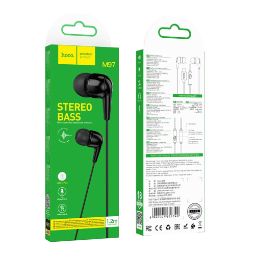 Наушники Hoco M97 Type-C black