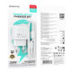 Сетевое зарядное устройство Borofone BAS45A USB-A+USB-C (30W · 3A) с кабелем Type-C – Lightning (White)