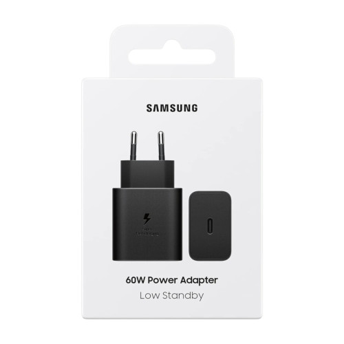 Сетевое зарядное устройство Samsung EP-T6010NBEGWW USB-C (60W) (OEM) (Black)