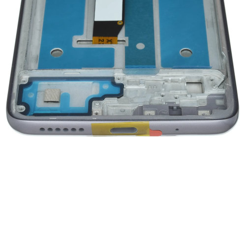 Дисплей для Motorola XT2117 Moto G Power (2021) з тачскріном в рамці (Gray)