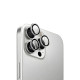 Захисне скло камери +NEU Chatel Metal Frame для Apple iPhone 16 Pro (Silver)
