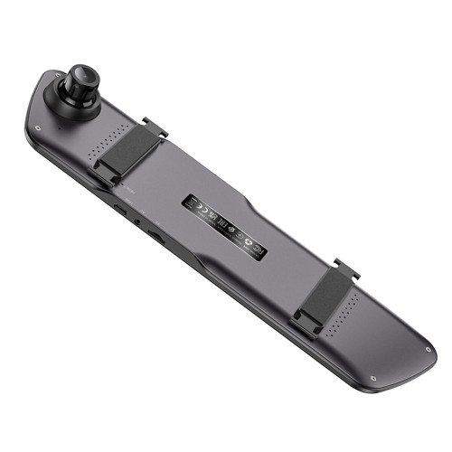Відеореєстратор-дзеркало Hoco DV4 Full HD із задньою камерою (Black)