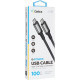 Кабель Gelius G-Power Type-C to Type-C 100W 1м (GP-UC105) black