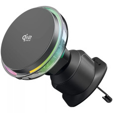 Автотримач Proove Light Circle Qi2 25W gray