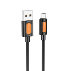 Кабель Borofone BX114 Structure USB-A – Micro-USB (1 м · 12W · 2.4A) (Black)