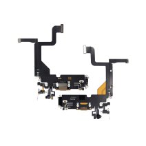 Шлейф для Apple iPhone 13 Pro с разъемом зарядки (Gold)