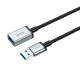 Мультимедийный кабель Hoco US10 USB-A – USB-A 3.0 5Gbit/s (0.5 м) (Black)