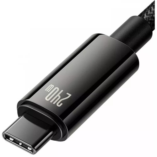 Кабель Baseus Tungsten Gold Type-C – Type-C (2 м · 240W) (Black)
