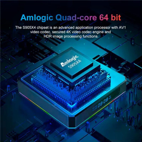 Приставка Android TV Amlogic BOX X96x4 Air (Black)